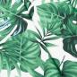Preview: Sonnenliegenkissen - Blattmuster aus Oxford-Stoff