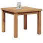 Preview: Couchtisch Braun 45 x 45 x 36 cm Massives Teakholz