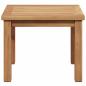 Preview: Couchtisch Braun 45 x 45 x 36 cm Massives Teakholz