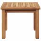 Preview: Couchtisch Braun 45 x 45 x 36 cm Massives Teakholz