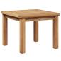 Preview: Couchtisch Braun 45 x 45 x 36 cm Massives Teakholz