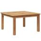 Preview: Couchtisch Braun 60 x 60 x 36 cm Massives Teakholz