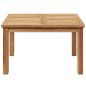 Preview: Couchtisch Braun 60 x 60 x 36 cm Massives Teakholz