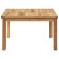 Preview: Couchtisch Braun 60 x 60 x 36 cm Massives Teakholz