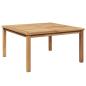 Preview: Couchtisch Braun 85 x 85 x 45 cm Massives Teakholz