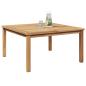 Preview: Couchtisch Braun 85 x 85 x 45 cm Massives Teakholz