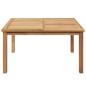 Preview: Couchtisch Braun 85 x 85 x 45 cm Massives Teakholz