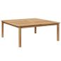 Preview: Couchtisch Braun 110 x 110 x 45 cm Massives Teakholz