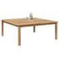 Preview: Couchtisch Braun 110 x 110 x 45 cm Massives Teakholz