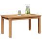 Preview: Couchtisch Braun 70 x 40 x 36 cm Massives Teakholz