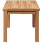 Preview: Couchtisch Braun 70 x 40 x 36 cm Massives Teakholz