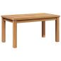 Preview: Couchtisch Braun 70 x 40 x 36 cm Massives Teakholz