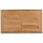 Preview: Couchtisch Braun 70 x 40 x 36 cm Massives Teakholz