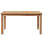 Preview: Couchtisch Braun 90 x 50 x 45.5 cm Massives Teakholz