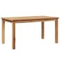 Preview: Couchtisch Braun 90 x 50 x 45.5 cm Massives Teakholz