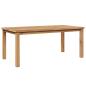 Preview: Couchtisch Braun 110 x 55 x 45 cm Massives Teakholz