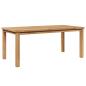 Preview: Couchtisch Braun 110 x 55 x 45 cm Massives Teakholz