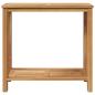 Preview: Konsolentisch Braun 85 x 35 x 75 cm Massives Teakholz