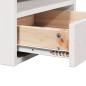 Preview: Nachttische 2 pcs Weiß 38 x 36 x 29,5 cm Massivkiefer