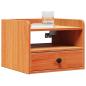 Preview: Nachttische 2 pcs Wachsbraun 38 x 36 x 29,5 cm Massivkiefer