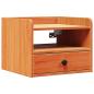 Preview: Nachttische 2 pcs Wachsbraun 38 x 36 x 29,5 cm Massivkiefer