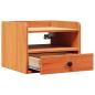 Preview: Nachttische 2 pcs Wachsbraun 38 x 36 x 29,5 cm Massivkiefer