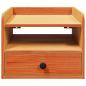 Preview: Nachttische 2 pcs Wachsbraun 38 x 36 x 29,5 cm Massivkiefer