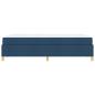 Preview: Boxspringbett Sonstiges Blau und Weiß 120 x 200 cm Stoff
