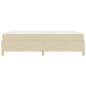 Preview: Boxspringbett Sonstiges Creme und Weiß 160 x 200 cm Stoff