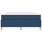 Preview: Boxspringbett Sonstiges Blau und Weiß 160 x 200 cm Stoff