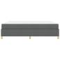 Preview: Boxspringbett Sonstiges Dunkelgrau 200 x 200 cm Stoff