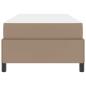 Preview: Bettgestell mit Matratze Cappuccino 90 x 190 cm Kunstleder