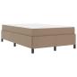 Preview: Bettgestell mit Matratze Cappuccino 120 x 190 cm Kunstleder