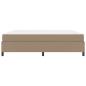 Preview: Bettgestell mit Matratze Cappuccino 200 x 200 cm Kunstleder
