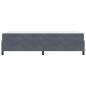 Preview: Bettgestell Sonstiges Dunkelgrau 80 x 200 cm Samt
