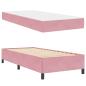 Preview: Bettgestell Sonstiges Rosa und Weiß 90 x 190 cm Samt