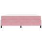 Preview: Bettgestell Sonstiges Rosa und Weiß 180 x 200 cm Samt
