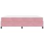 Preview: Bettgestell Sonstiges Rosa und Weiß 180 x 200 cm Samt
