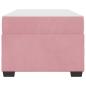 Preview: Bettgestell mit Matratze Sonstiges Rosa 80 x 200 cm Samt