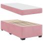 Preview: Bettrahmen mit Matratze Rosa 80 x 200 cm Stoff
