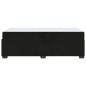 Preview: Bettgestell mit Matratze Sonstiges Schwarz 90 x 200 cm Samt