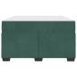 Preview: Bettgestell mit Matratze Sonstiges Dunkelgrün 120 x 190 cm Samt