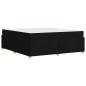 Preview: Bettgestell mit Matratze Sonstiges Schwarz 180 x 200 cm Stoff