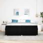 Preview: Bettgestell mit Matratze Sonstiges Schwarz 200 x 200 cm Stoff