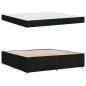 Preview: Bettgestell mit Matratze Sonstiges Schwarz 200 x 200 cm Stoff