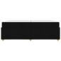 Preview: Bettgestell mit Matratze Sonstiges Schwarz 200 x 200 cm Stoff