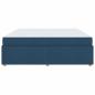 Preview: Bettgestell mit Matratze Sonstiges Blau 200 x 200 cm Stoff