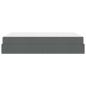 Preview: Bettgestell Sonstiges mit Speicher Dunkelgrau 160 x 200 cm Stoff