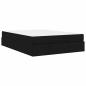 Preview: Bettgestell Sonstiges mit Speicher Schwarz 160 x 200 cm Stoff