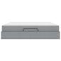 Preview: Bettgestell Sonstiges mit Speicher Hellgrau 180 x 200 cm Stoff